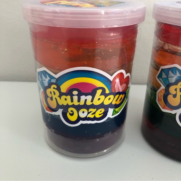 Rainbow Putty and Rainbow Ooze Slime Brand New - Picture 2 of 5